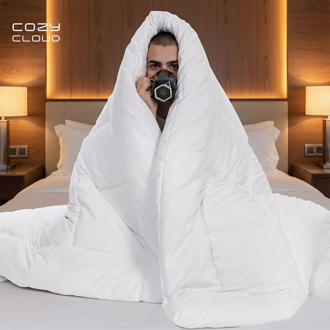 لحاف فندقي بريميوم مايكرو فايبر | قماش TC233 | ضمان ١٢ شهر