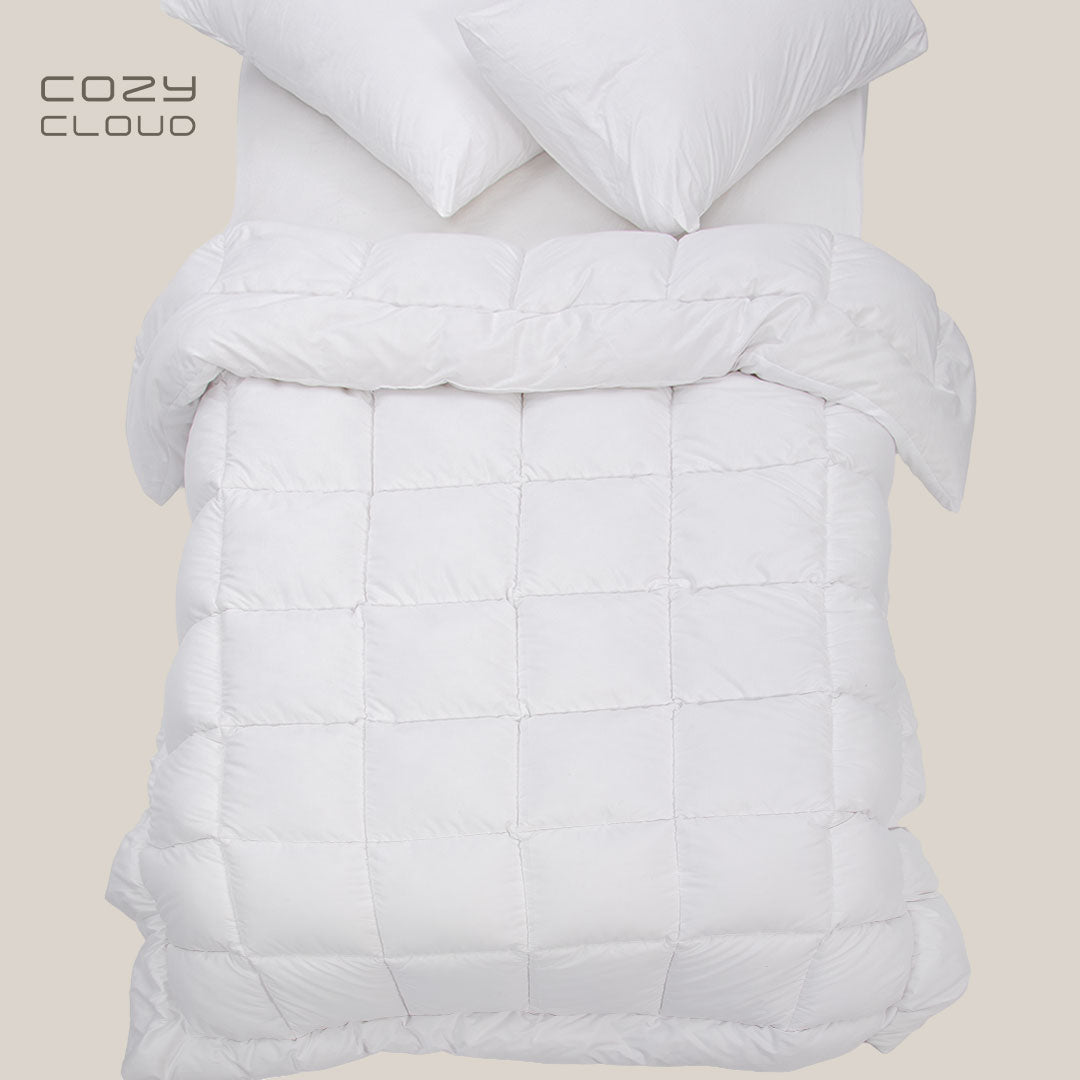 لحاف فندقي بريميوم مايكرو فايبر | قماش TC233 | ضمان ١٢ شهر