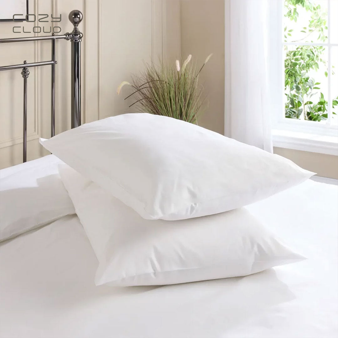 مخدة فندقية مايكرو فايبر قطن ناعم 100% – مقاس 50×70