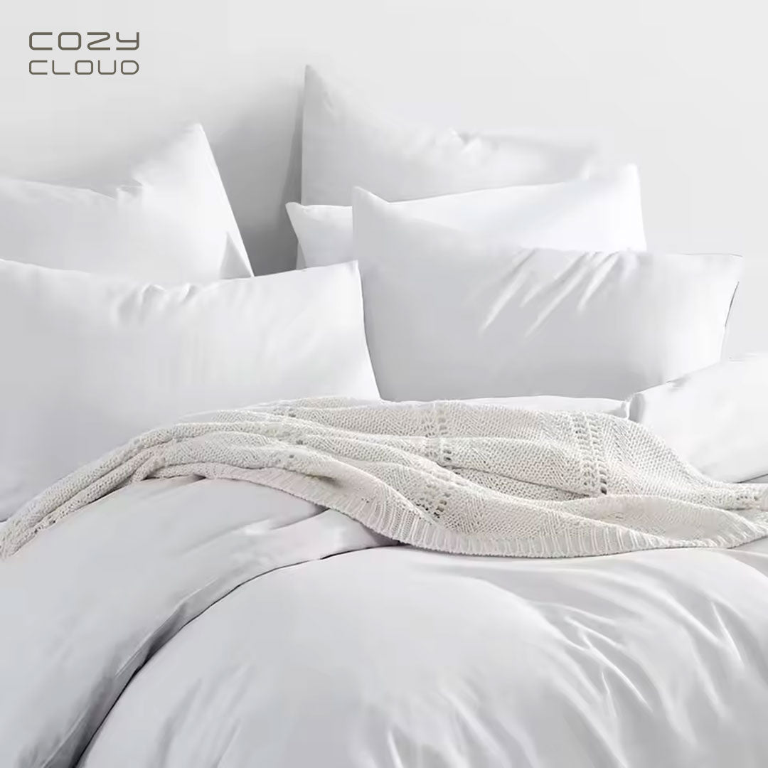 مخدة فندقية مايكرو فايبر قطن ناعم 100% – مقاس 50×70