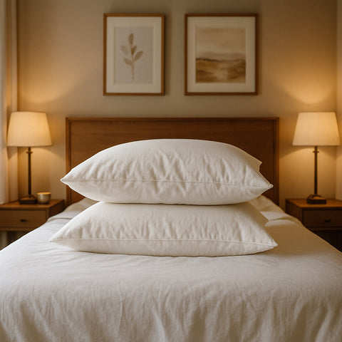 مخدة فندقية بولي دوان قطن ناعم 100% – مقاس 60×80