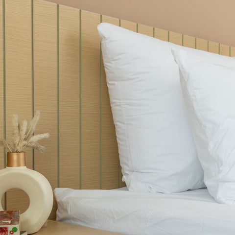 مخدة فندقية بولي دوان قطن ناعم 100% – مقاس 60×80